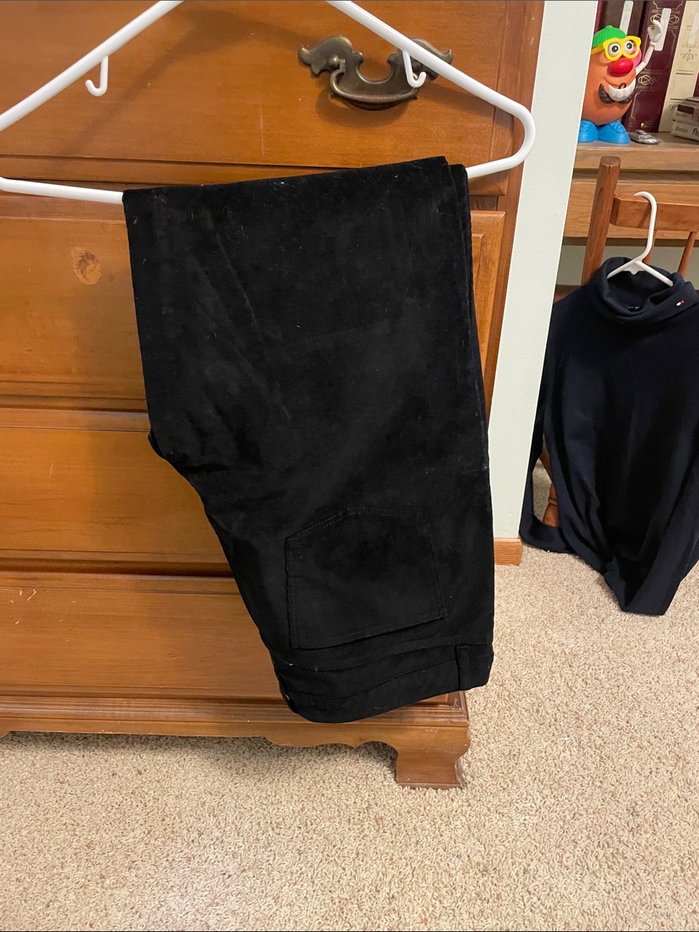 Talbots Black Straight-Leg Pants